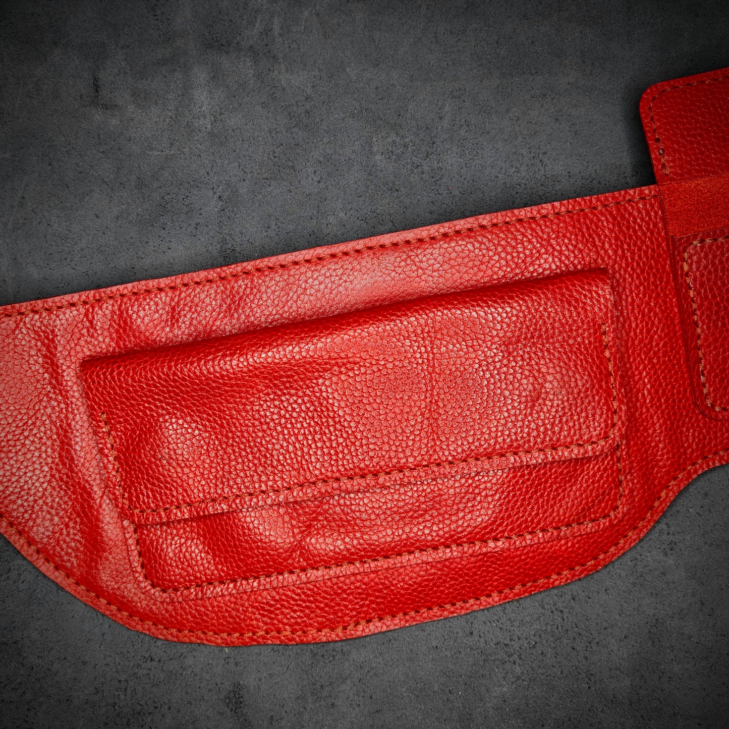 Designer Leather Hip Belt (Minimalist fanny pack) - Novelty Atelier