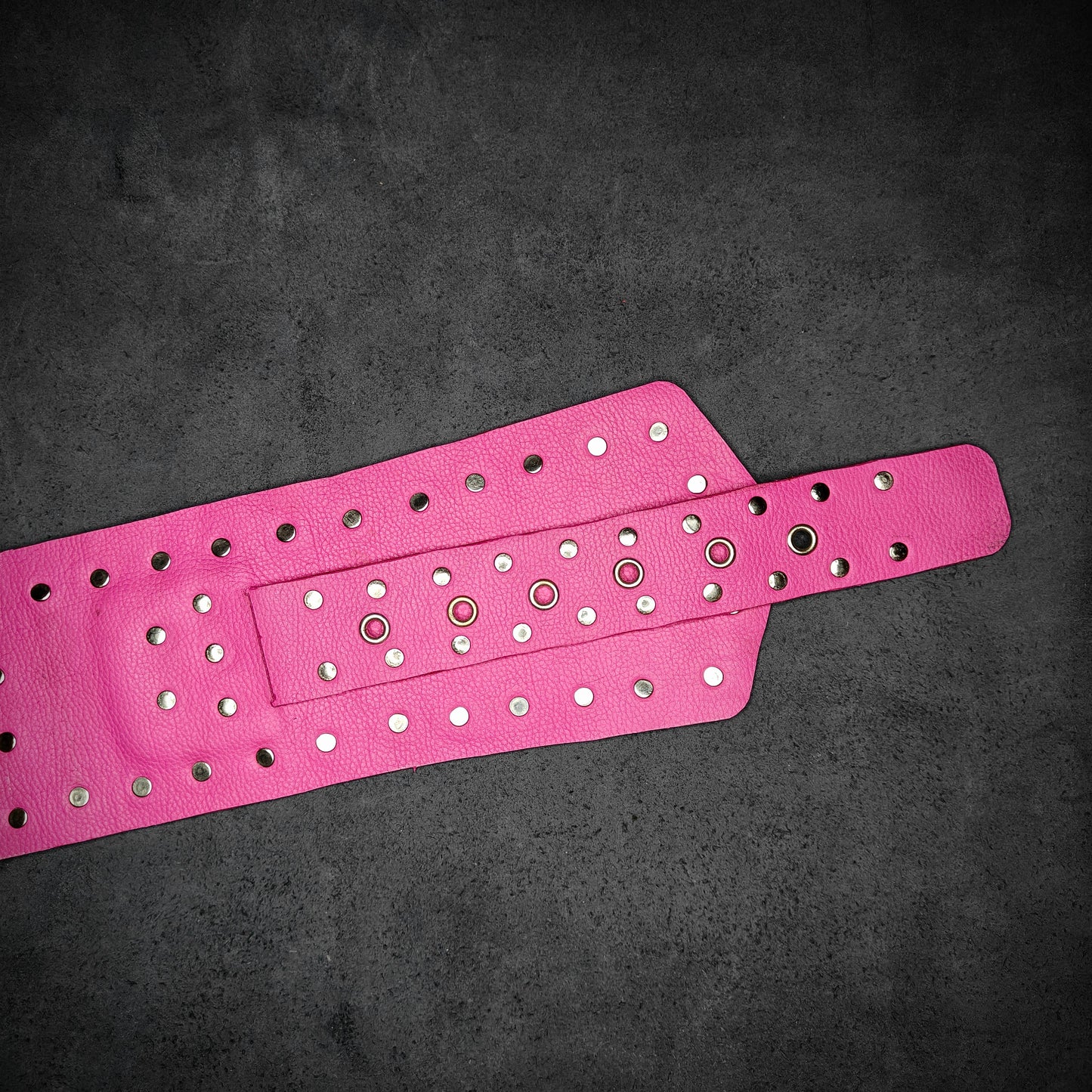 Pink Studded Designer Belt