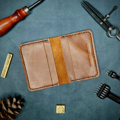THE COPPERFIELD Bi-Fold Card Holder (Brown)