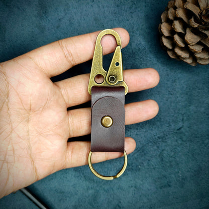 Maroon EDC Snap Hook Keychain