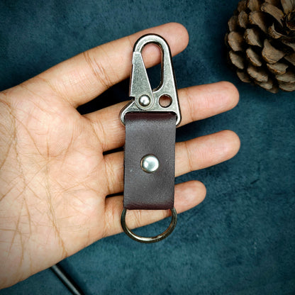 Maroon EDC Snap Hook Keychain