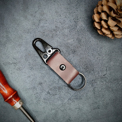 Maroon EDC Snap Hook Keychain