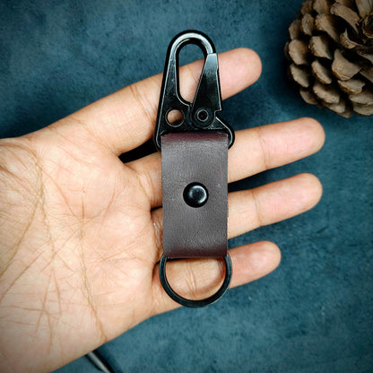 Maroon EDC Snap Hook Keychain