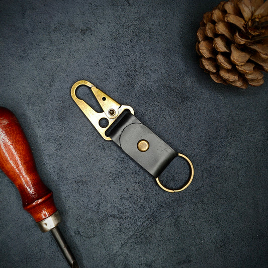 Black EDC Snap Hook Keychains