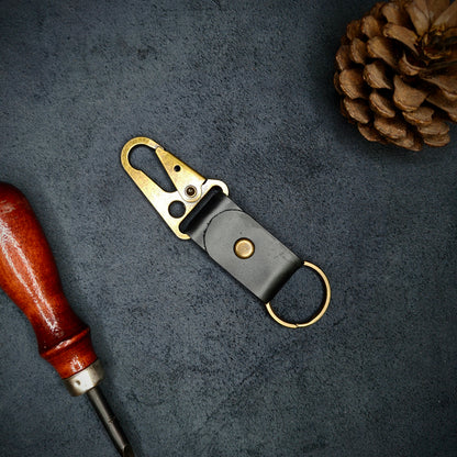 Black EDC Snap Hook Keychain