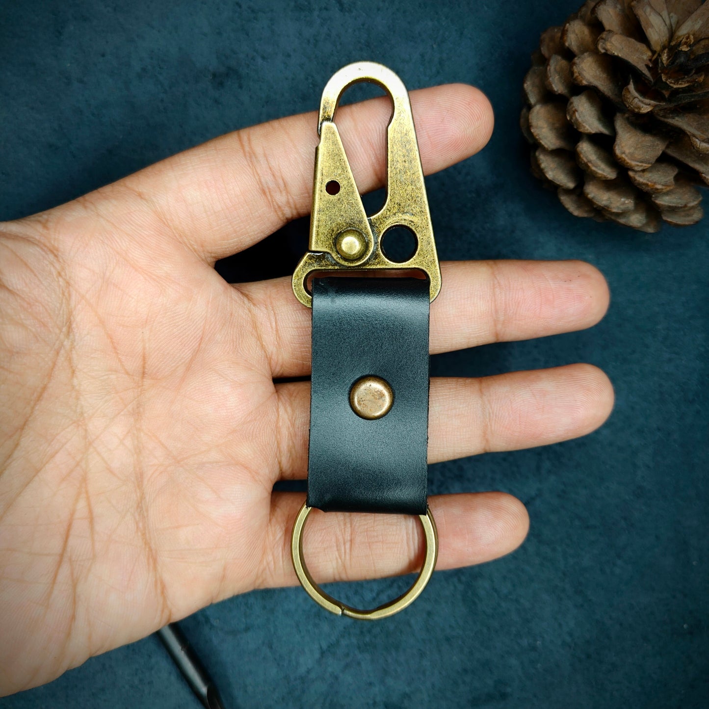 Black EDC Snap Hook Keychains