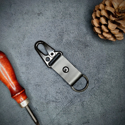 Black EDC Snap Hook Keychain