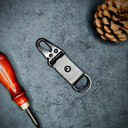 Black EDC Snap Hook Keychain