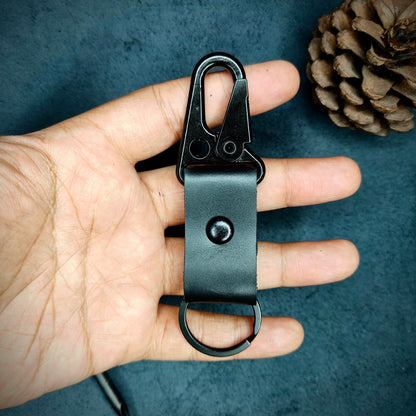 Black EDC Snap Hook Keychain