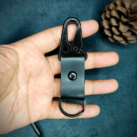 Black EDC Snap Hook Keychain