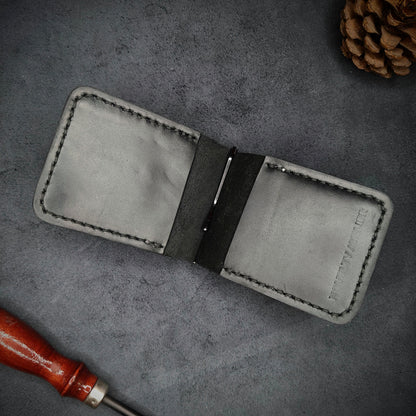 WAYNE Money Clip Leather Wallet