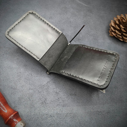 WAYNE Money Clip Leather Wallet