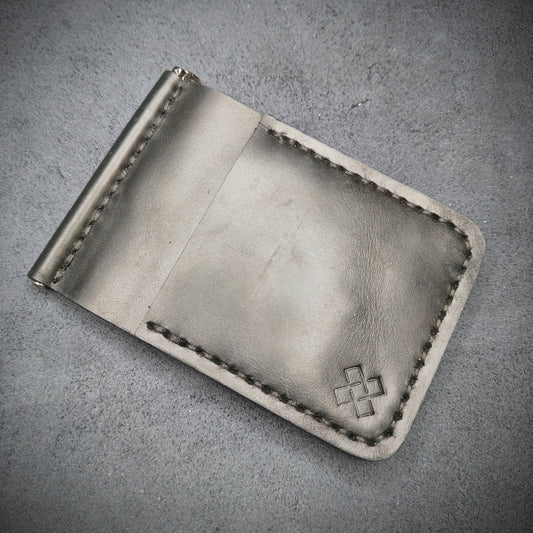 WAYNE Money Clip Leather Wallet