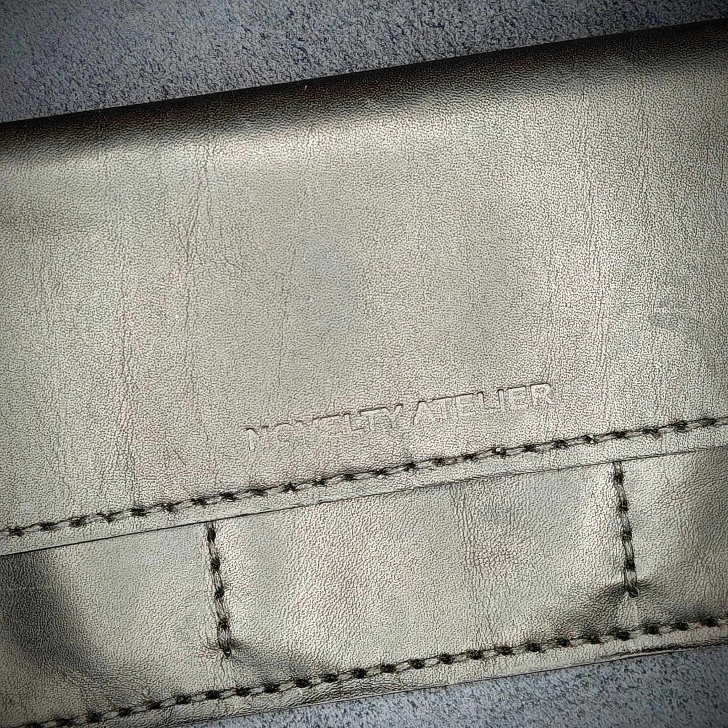 Black Handmade Leather Clutch