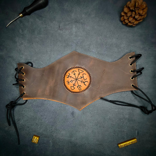 Brown Leather Under bust Corset