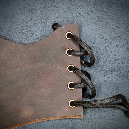 Brown Leather Under bust Corset