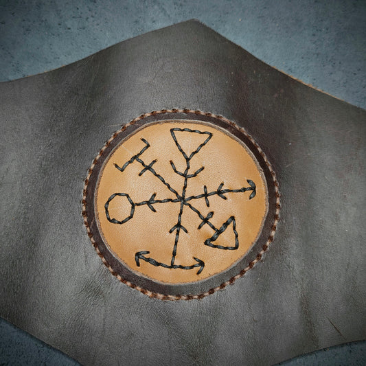 Dark Leather Under bust Corset